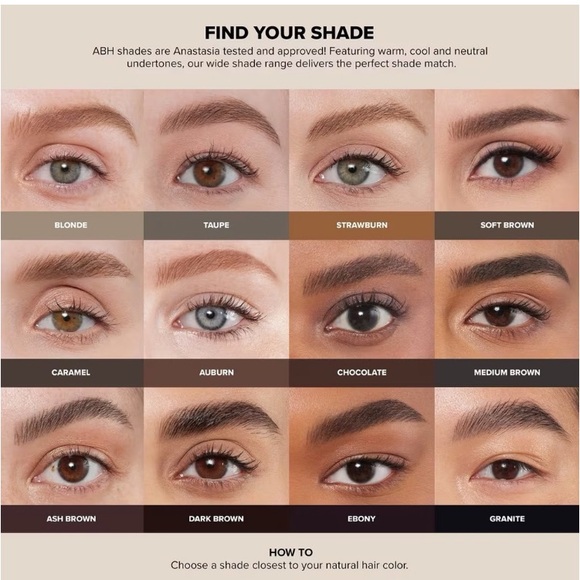 Anastasia Beverly Hills Brow Wiz Pencil in Medium Brown or Taupe! FULL SIZE! NEW - Picture 6 of 14